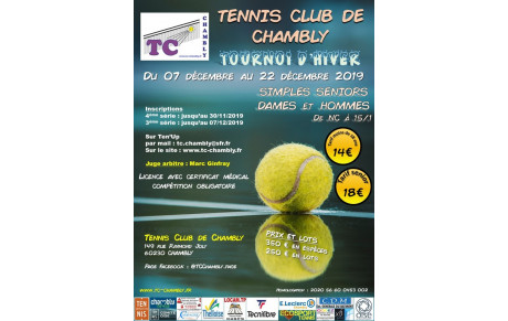 Résultats de l'OPEN d'Hiver du TC Chambly